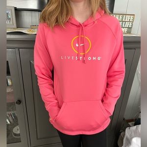 Woman’s NIKE live strong hoodie! LIKE NEW!